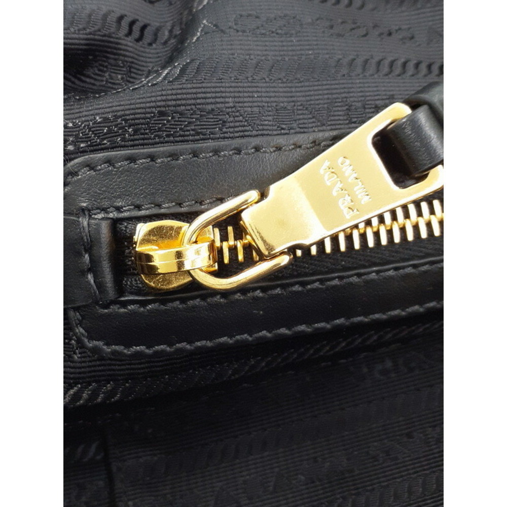 Prada Black Vela Shoulder Bag Tessuto Tote - Picture 7 of 9